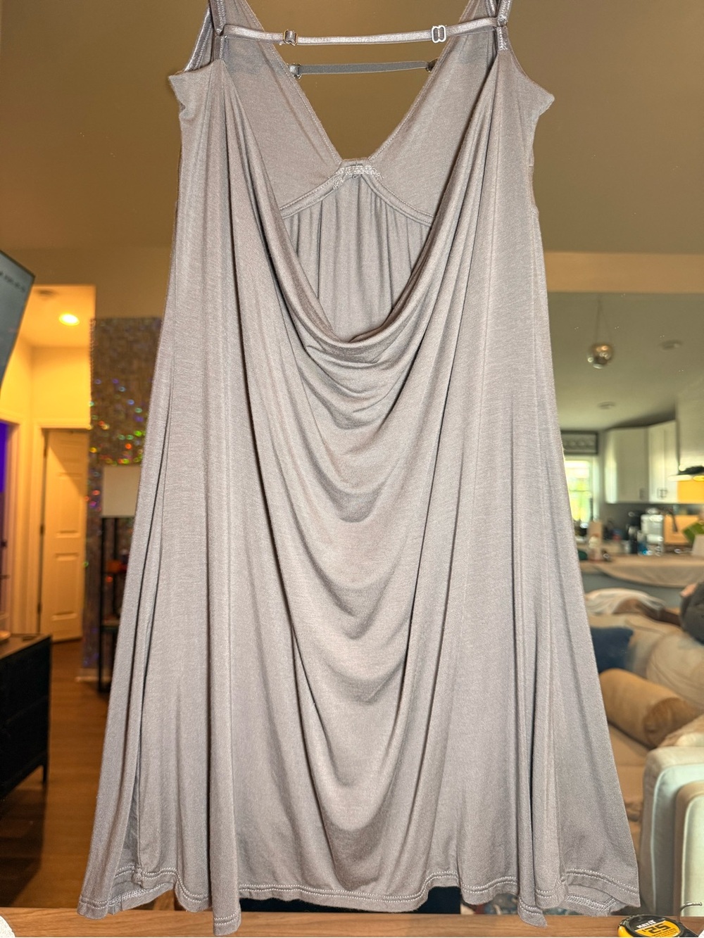 Joah Brown NWOT Cowl Back Mini Dress Shadow - Picture 10 of 13